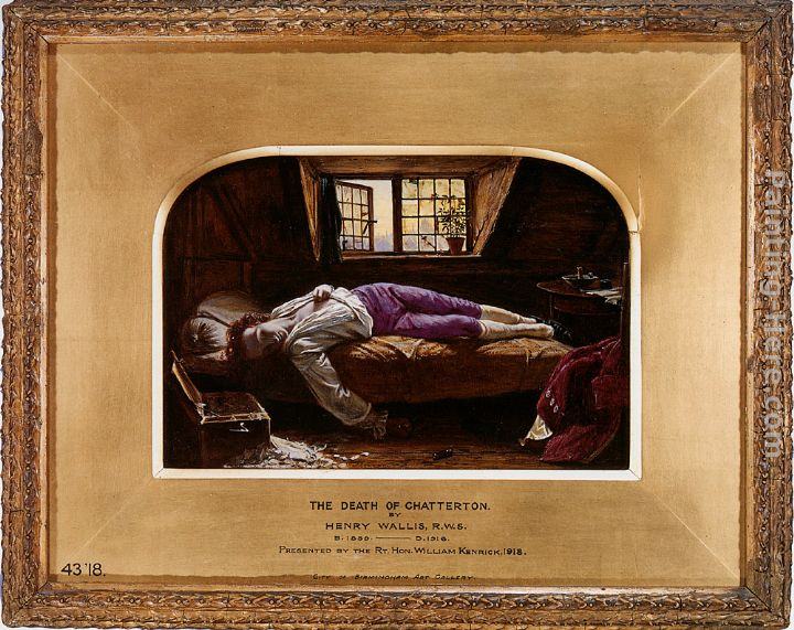 Henry Wallis The Death of Chatterton [reduction]